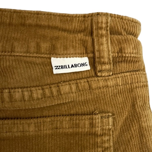 #9 Billabong Women’s Corduroy Shorts Frayed Cut Offs Button Fly Five Pocket - Picture 2 of 5